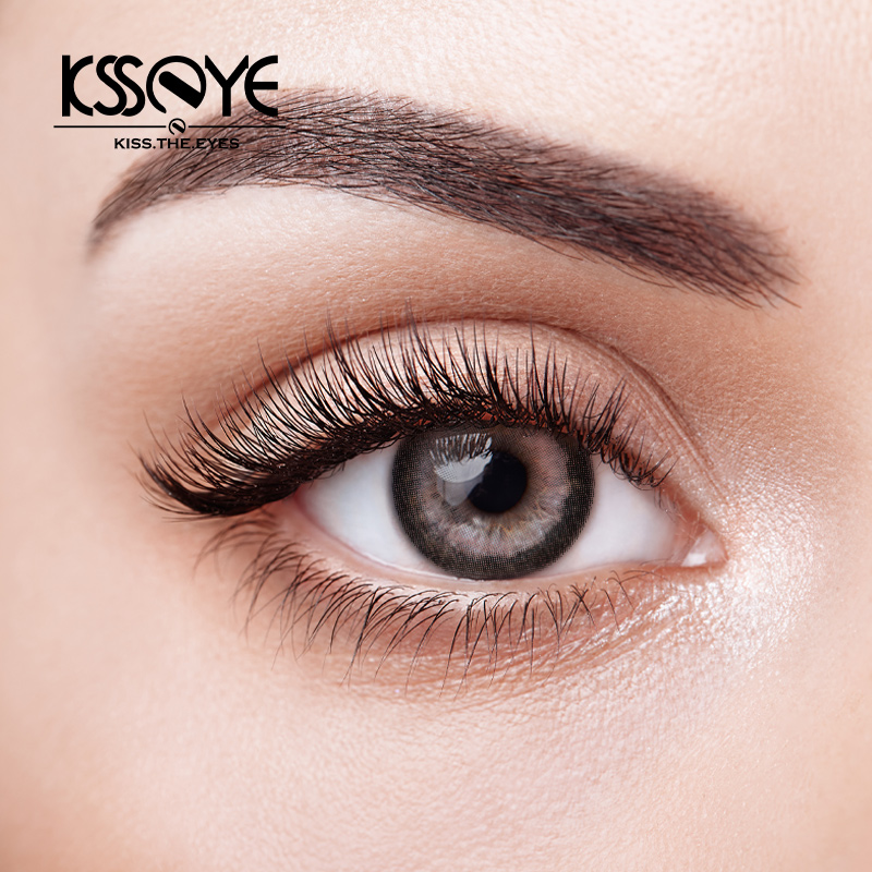 Высококачественные фиолетовые контактные линзы макияж для больших глаз онлайн заказы OEM