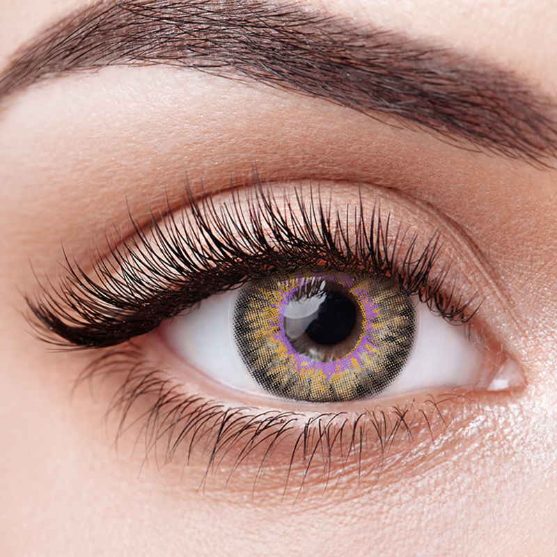 Мягкие глаза CE Сертификация Цветные контактные линзы 0,08 мм Центральная толщина