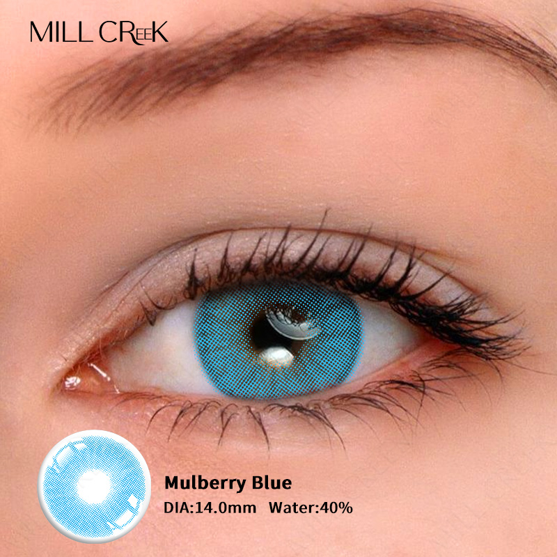 Индивидуальные серо - зеленые коричневые контактные линзы для коричневых глаз 14,0 мм
