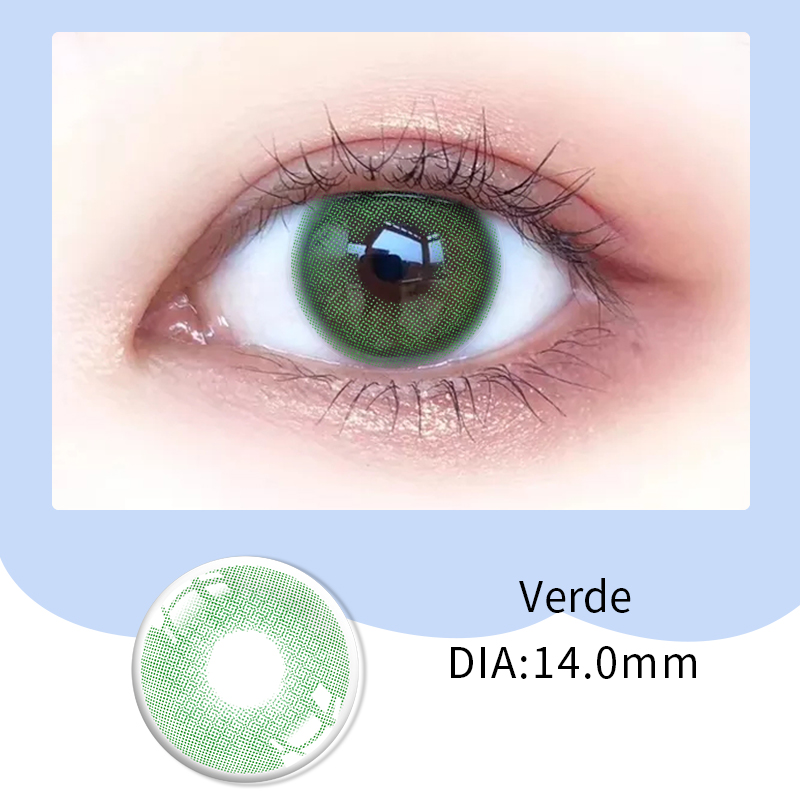 Природные контактные линзы для глаз с большим диаметром рефракции