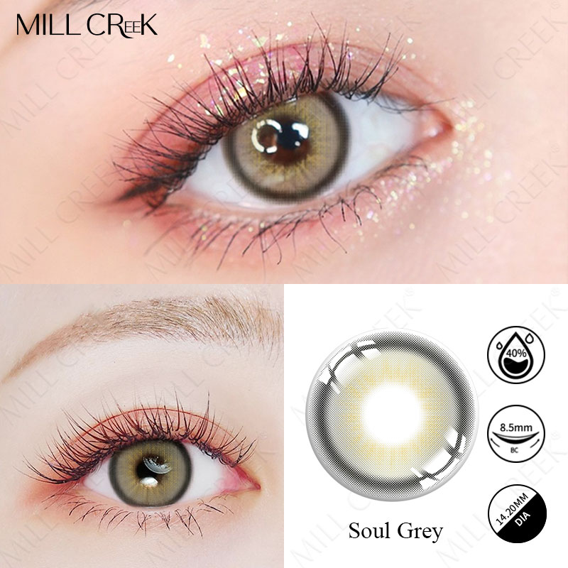 Реалистичные глазные ультрафиолетовые контактные линзы 14,2 мм для повседневного использования