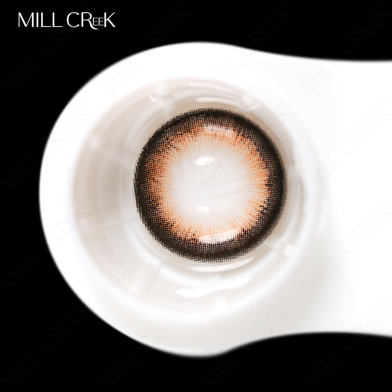 Индивидуальный логотип ледяной росы натуральные черные контактные линзы рецепт 14,5 мм